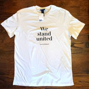 H&M "WE STAND UNITED" Men's T-Shirt